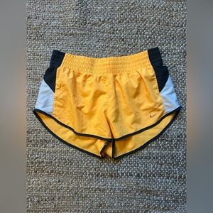 Orange Nike Women's Dri-Fit Shorts